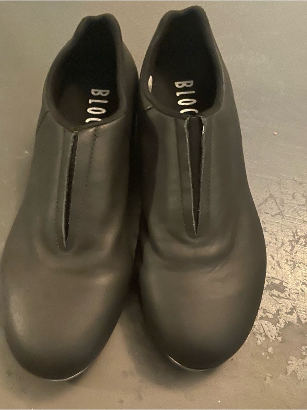 Bloch Ladies Tap Flex Slip On Leather Tap Shoes in Black 4.5 ballet dance jazz